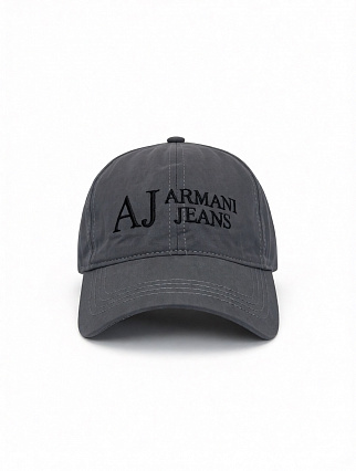 Бейсболка AJ Armani Jeans, тёмно‑серый цвет фото