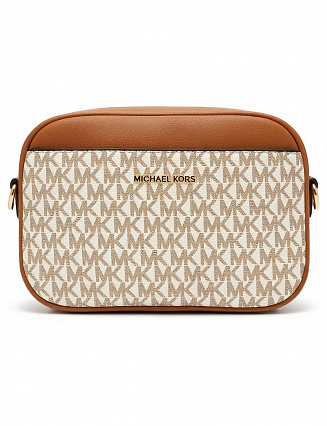 Michael Kors Сумка кросс‑боди Jet Set Charm с монограммным принтом фото