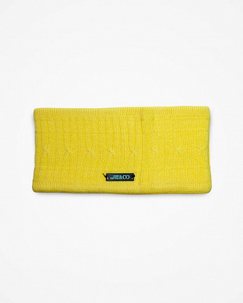 Повязка на голову TRES CHIC YELLOW - HEADBAND фото
