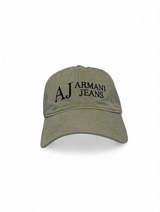 Бейсболка AJ Armani Jeans, цвет хаки фото