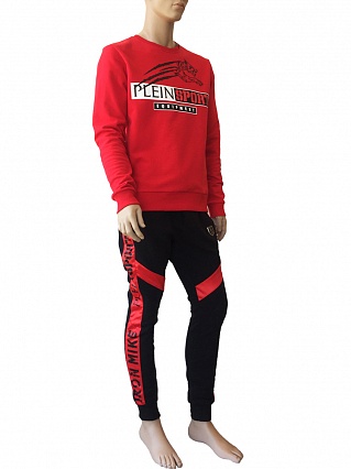 Толстовка красного цвета PLEIN SPORT фото