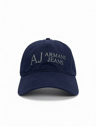 Бейсболка AJ Armani Jeans, тёмно‑синий цвет фото